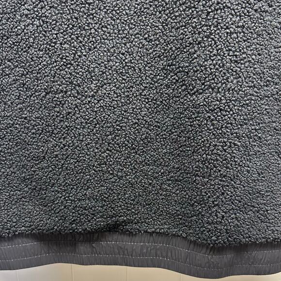 AVIA Women’s Black Full Zip Faux Shearling Hooded Vest Front Pockets K606 - Picture 13 of 15